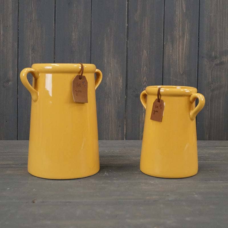 Burnt Yellow "For You" Vase 18cm