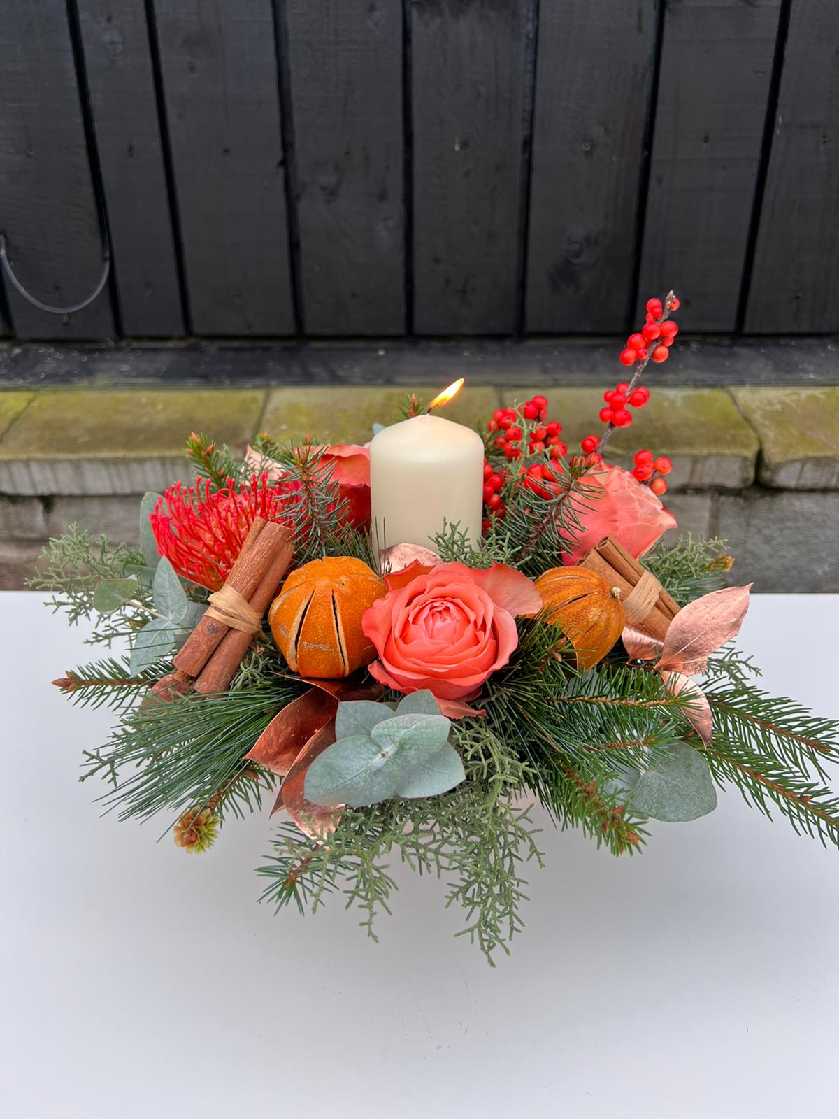 Clementine and Cinnamon Table Centrepiece