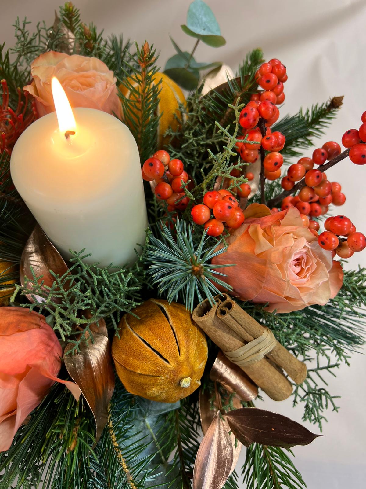 Clementine and Cinnamon Table Centrepiece