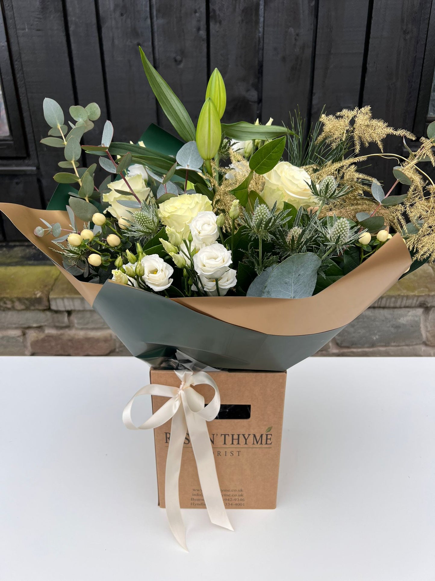 Winter Elegance Hand tie Bouquet