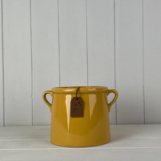 Burnt Yellow "For You" Vase 15cm
