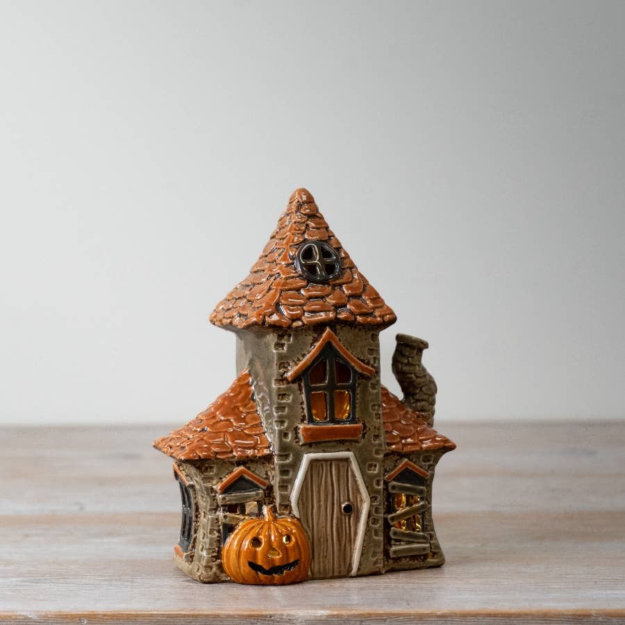 Halloween Candle House, 19.5cm