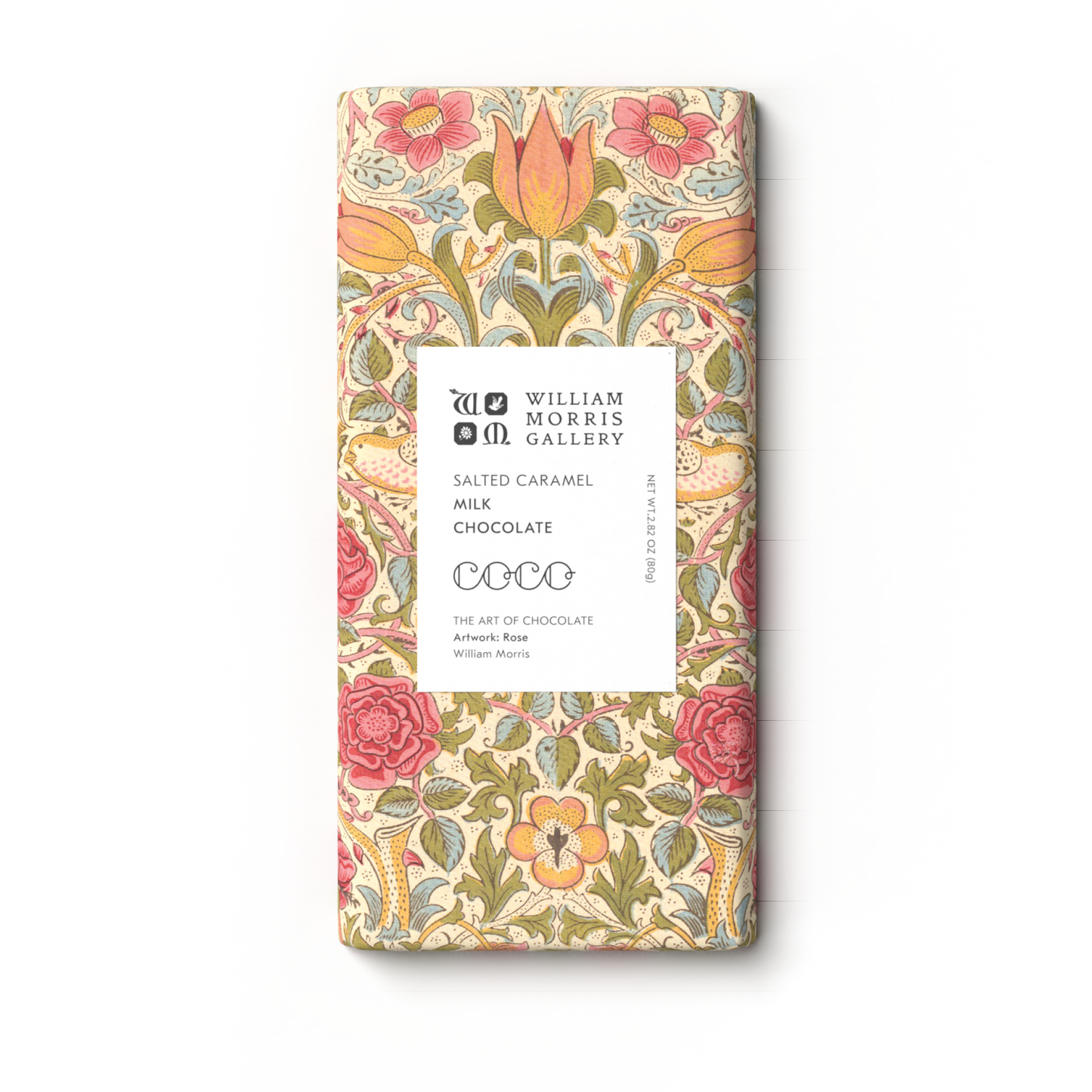 Salted Caramel Milk Chocolate William Morris Limited Edition