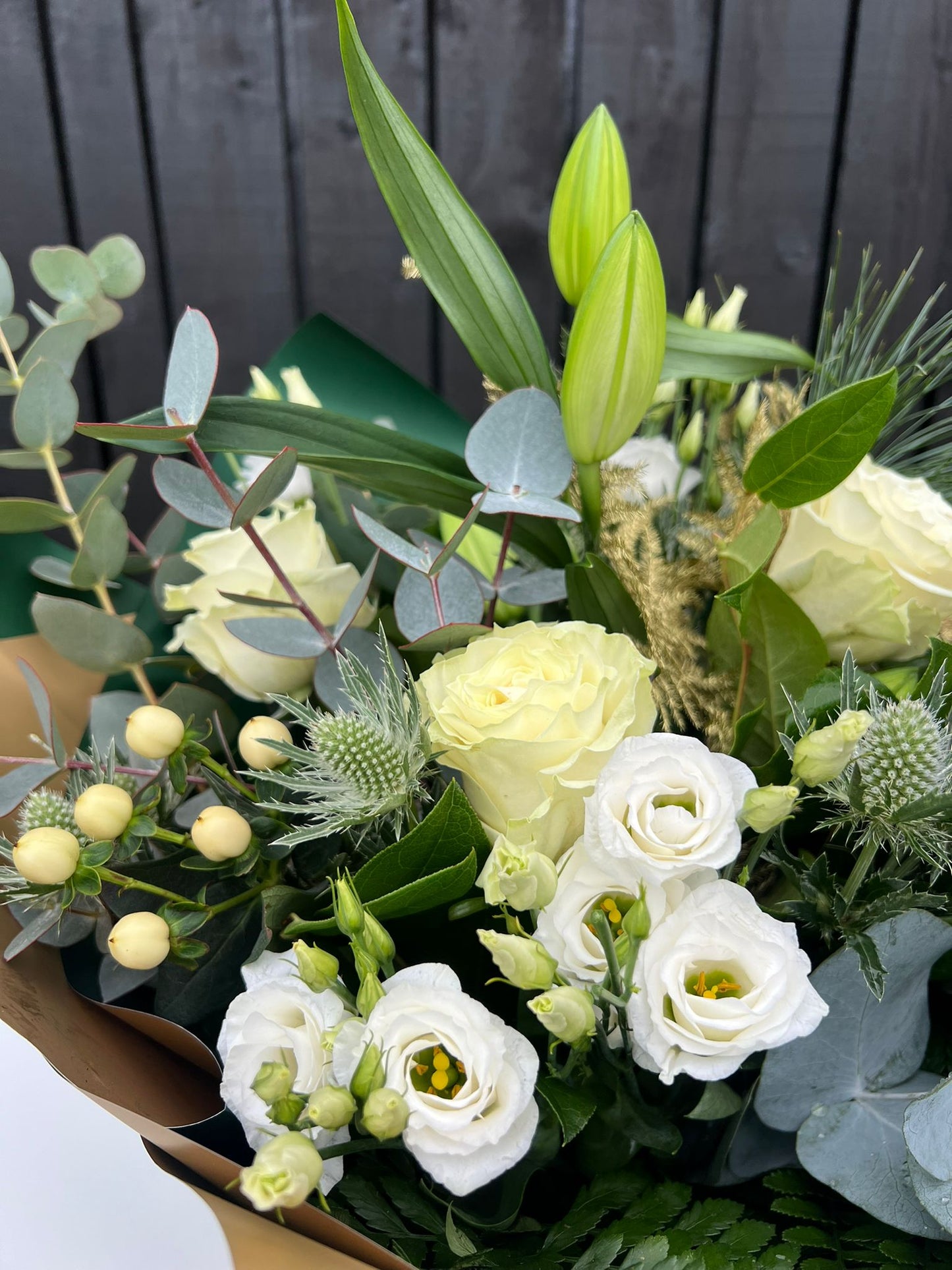 Winter Elegance Hand tie Bouquet