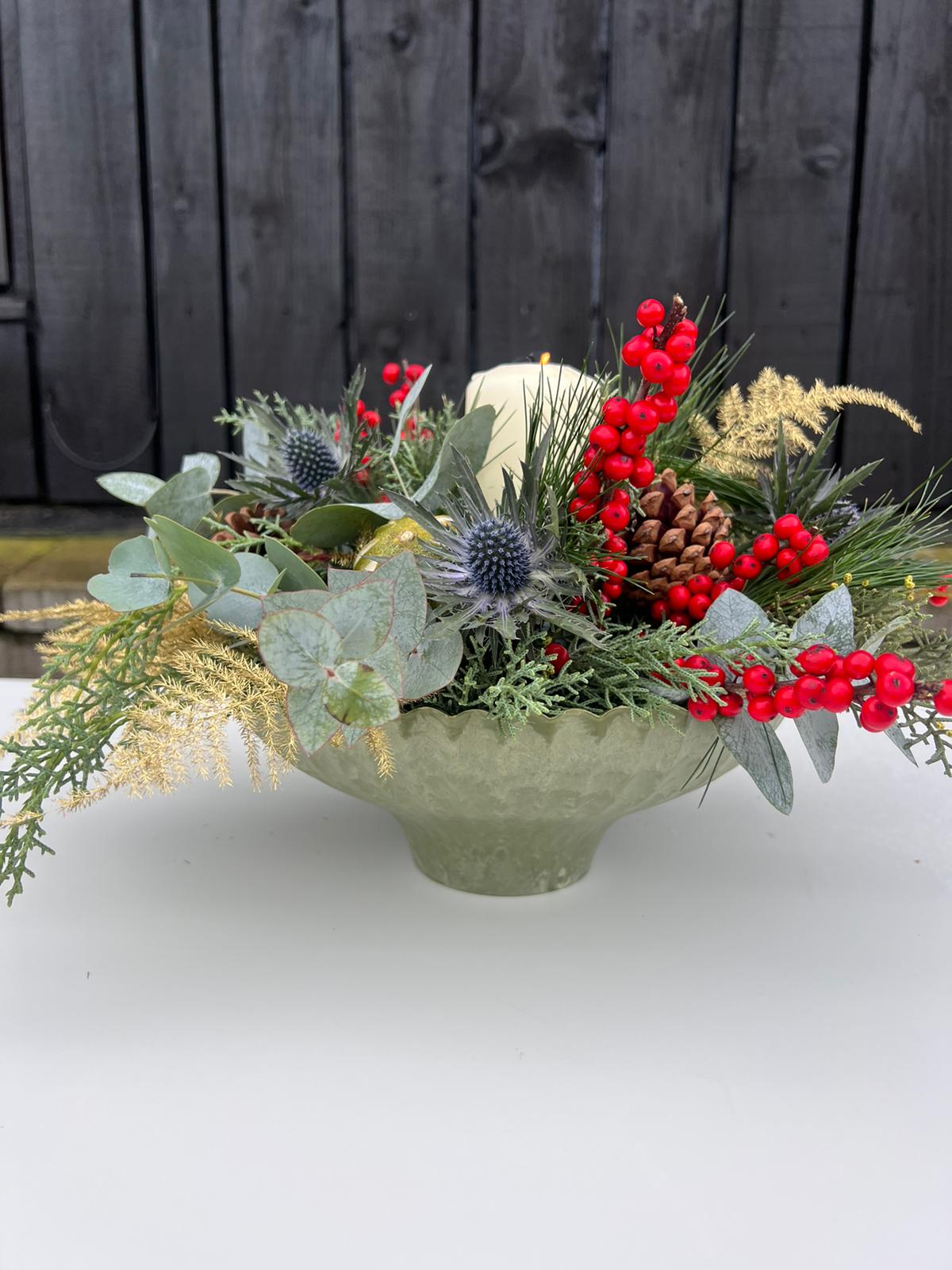 Berry Festive Centrepiece