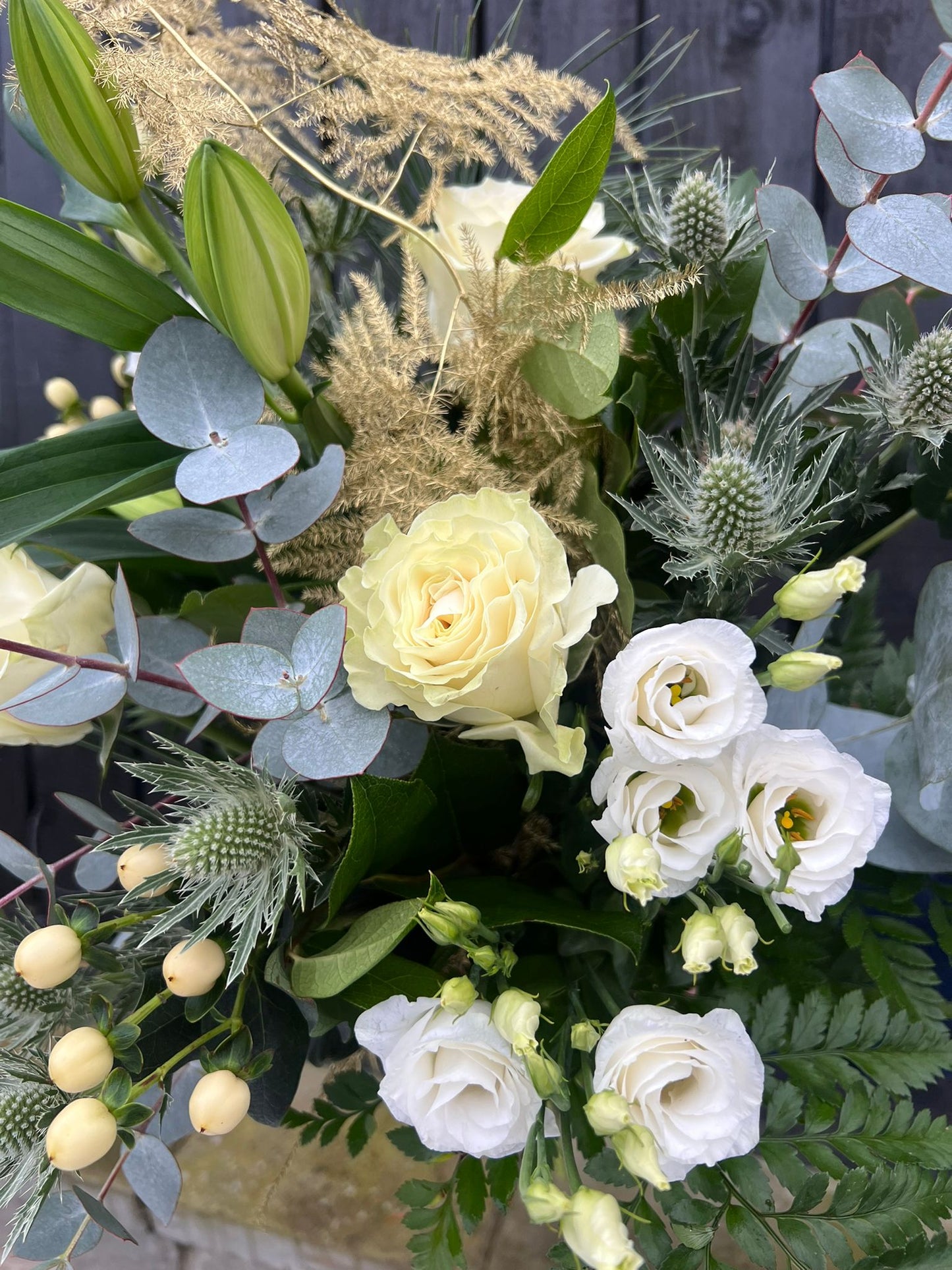 Winter Elegance Hand tie Bouquet