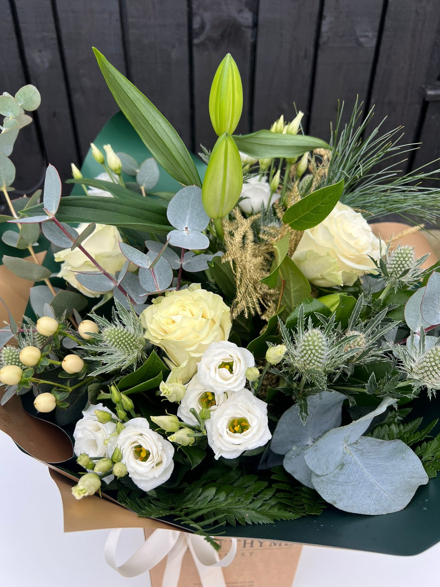 Winter Elegance Hand tie Bouquet