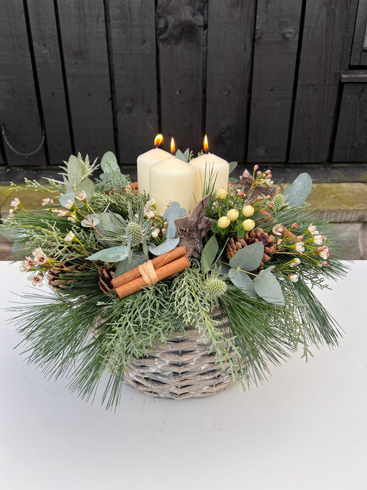Nordic Glow Winter Centrepiece
