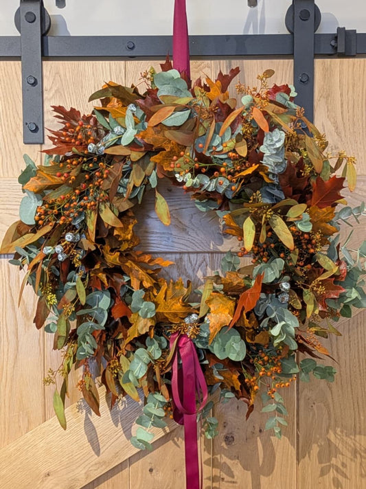 Autumn Preserved Wreath.