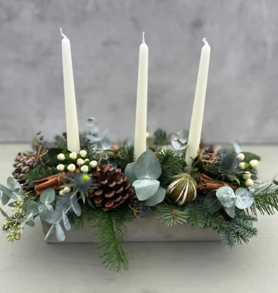 Trough table centre